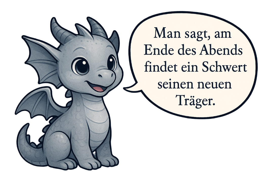 Lunaris Events - Baby Drache mit geheimer Message